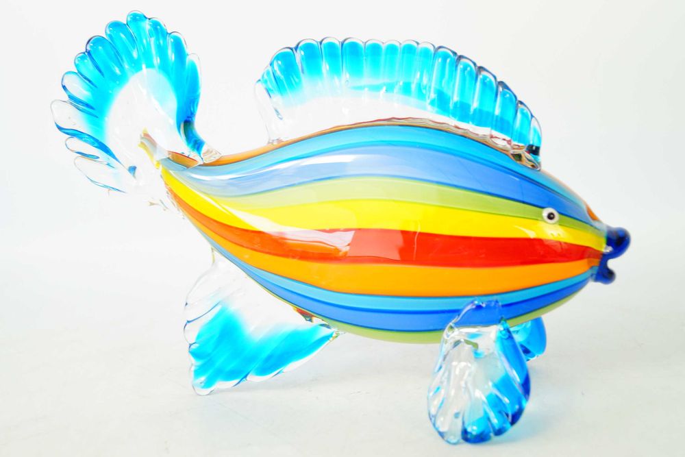 Figura Murano style RYBA rybka kolorowa