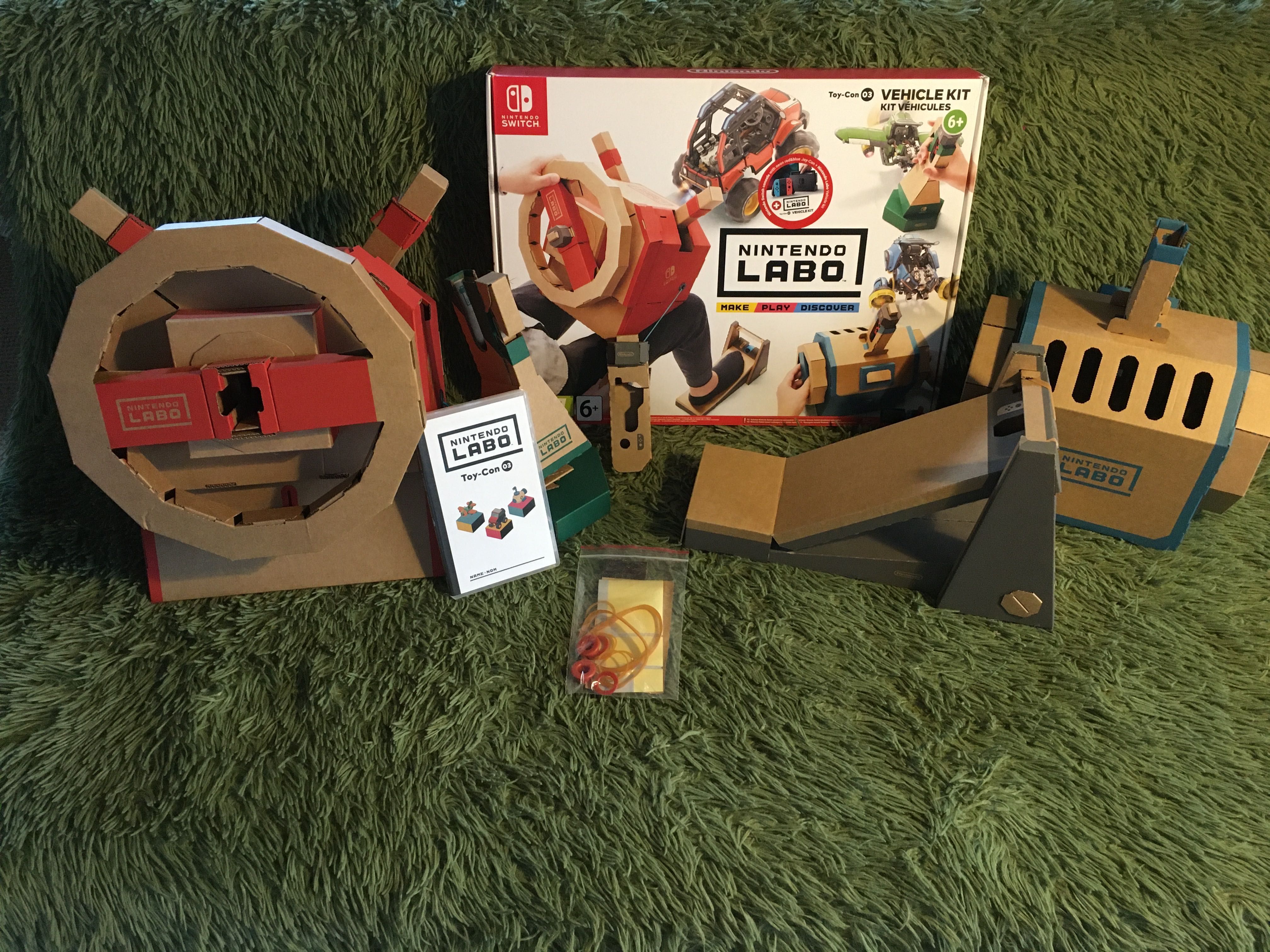 Nintendo Labo Toy-con 03 Vehicle Kit в ідеалі