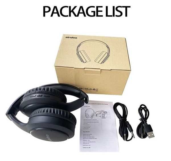 Бездротові навушники Siindoo JH-919 Stereo Bluetooth 5.1 174 Чорний