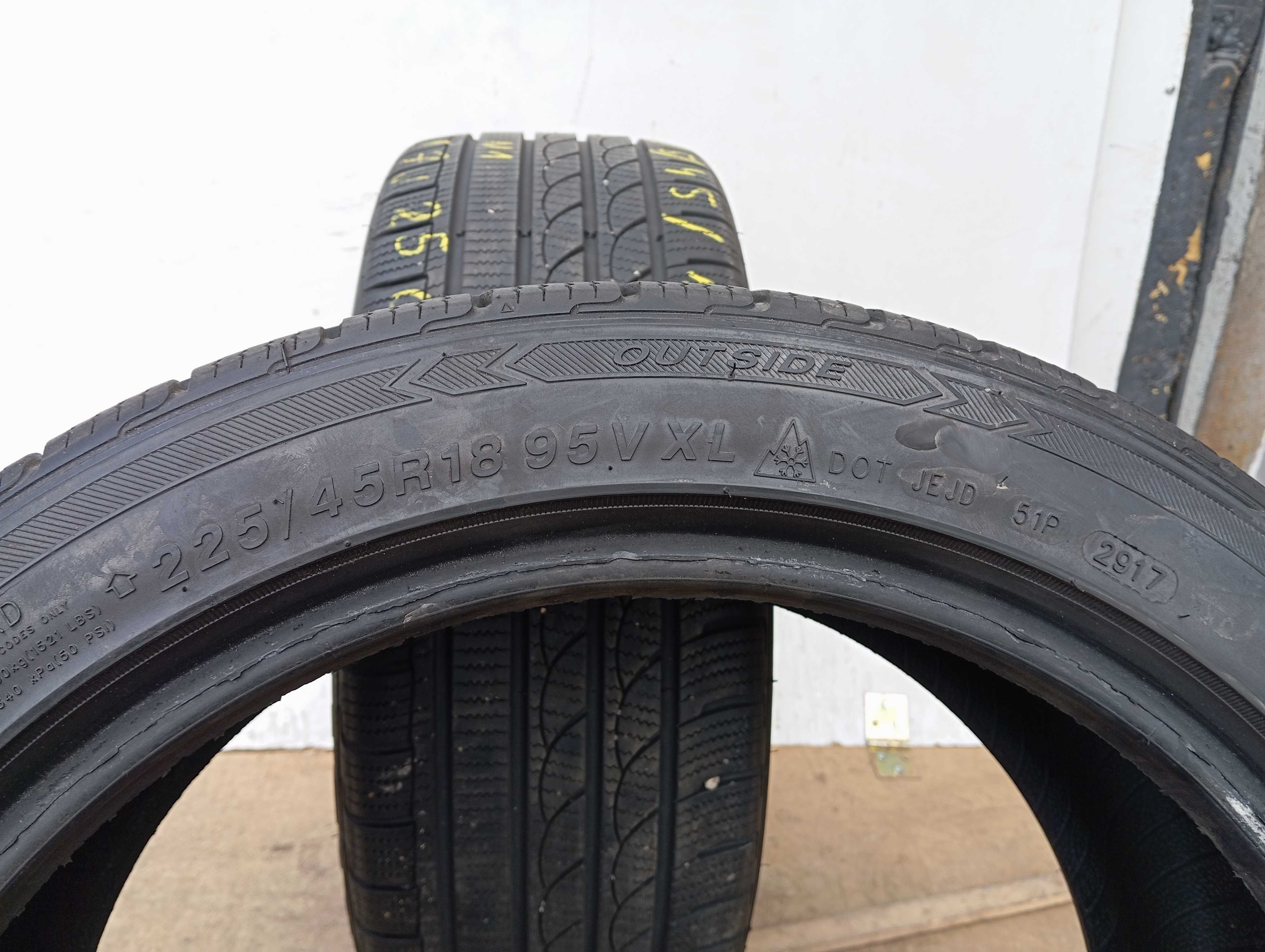 2x 225/45 R18 95V XL Minerva Ice-Plus s210. 2017r 6,5mm