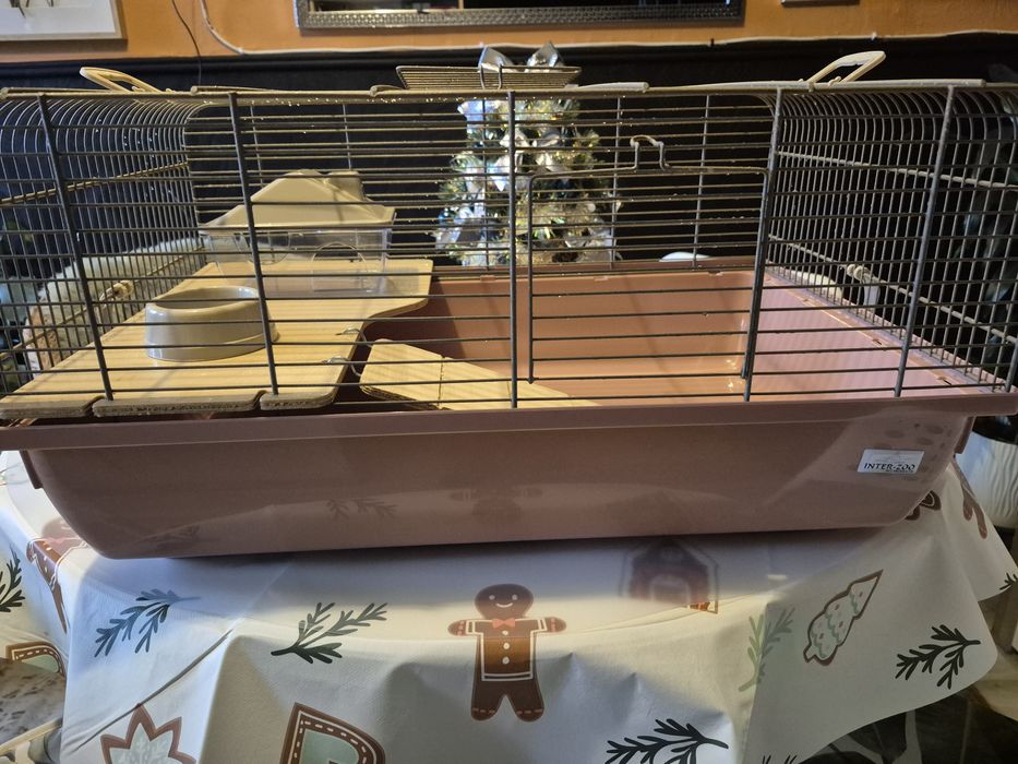 Klatka Rex różowo pastelowa