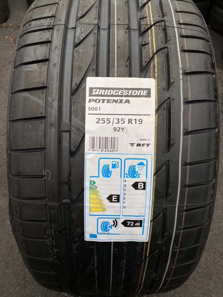 255/35/19 R19 Bridgestone Potenza S001 RSC 4шт новые