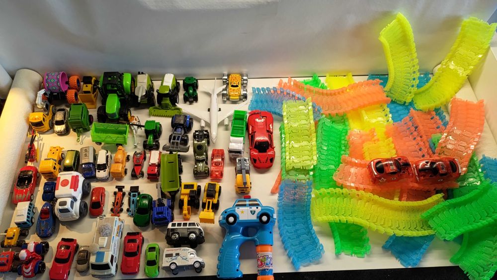 Машинки лот трек іграшки трактор трак вантажівка строительная техника