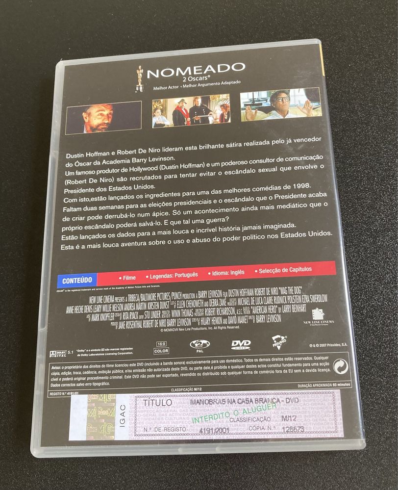 DVD “Manobras na Casa Branca”