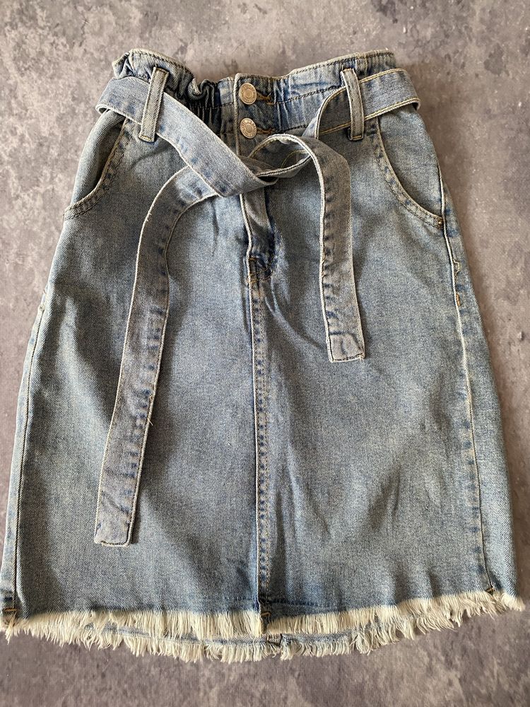 Джинсовая юбка XS/ джинсова спідниця XS