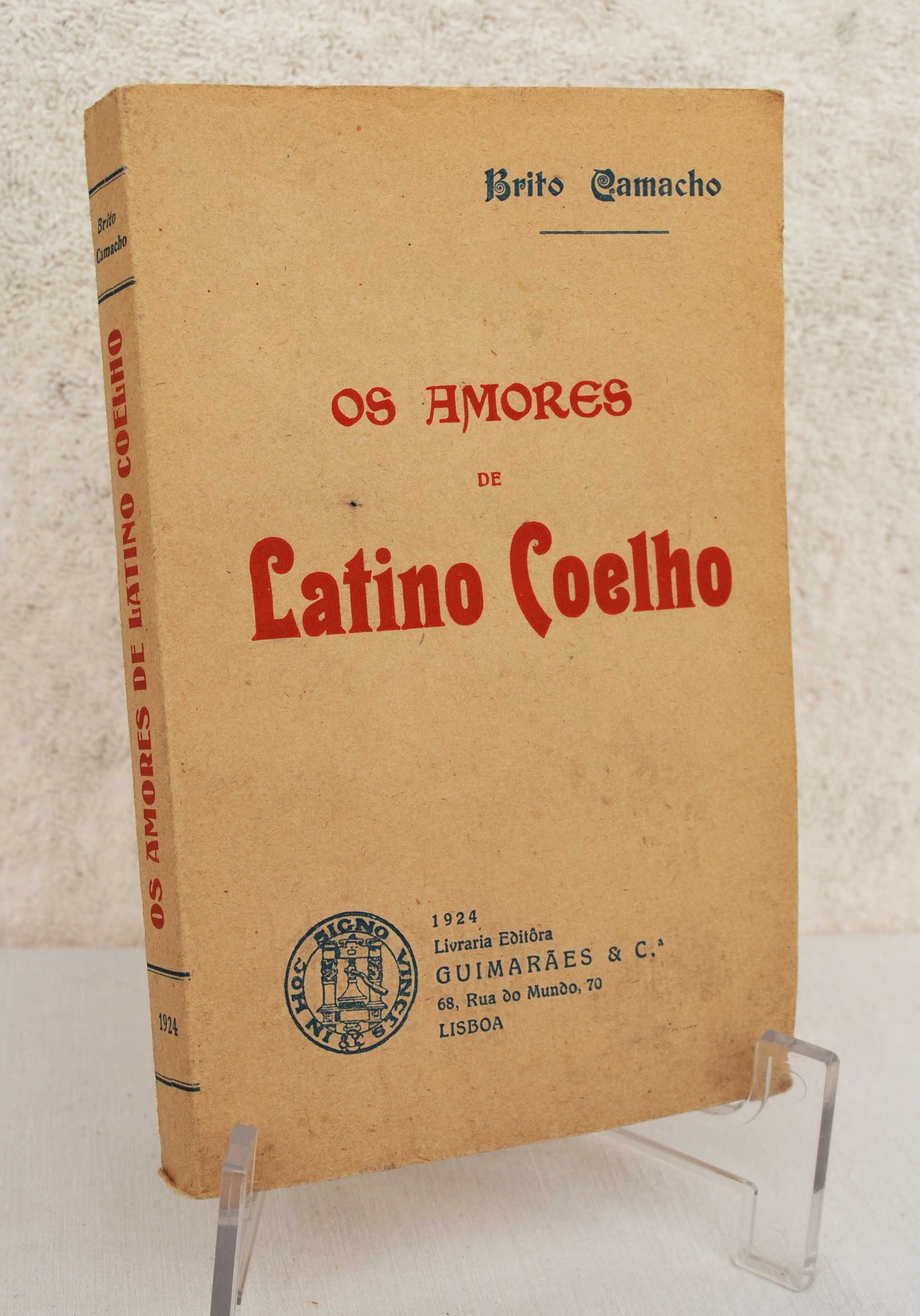 Os Amores de Latino Coelho, de Brito Camacho, 1924