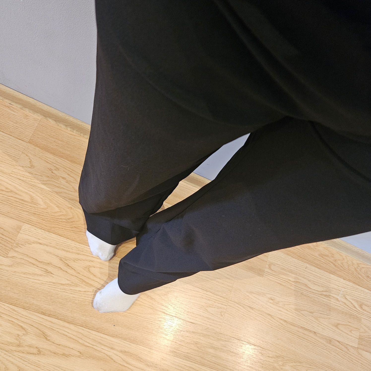 Kombinezon elegancki terranowa damski xs s czarny szerokie nogawki wiz