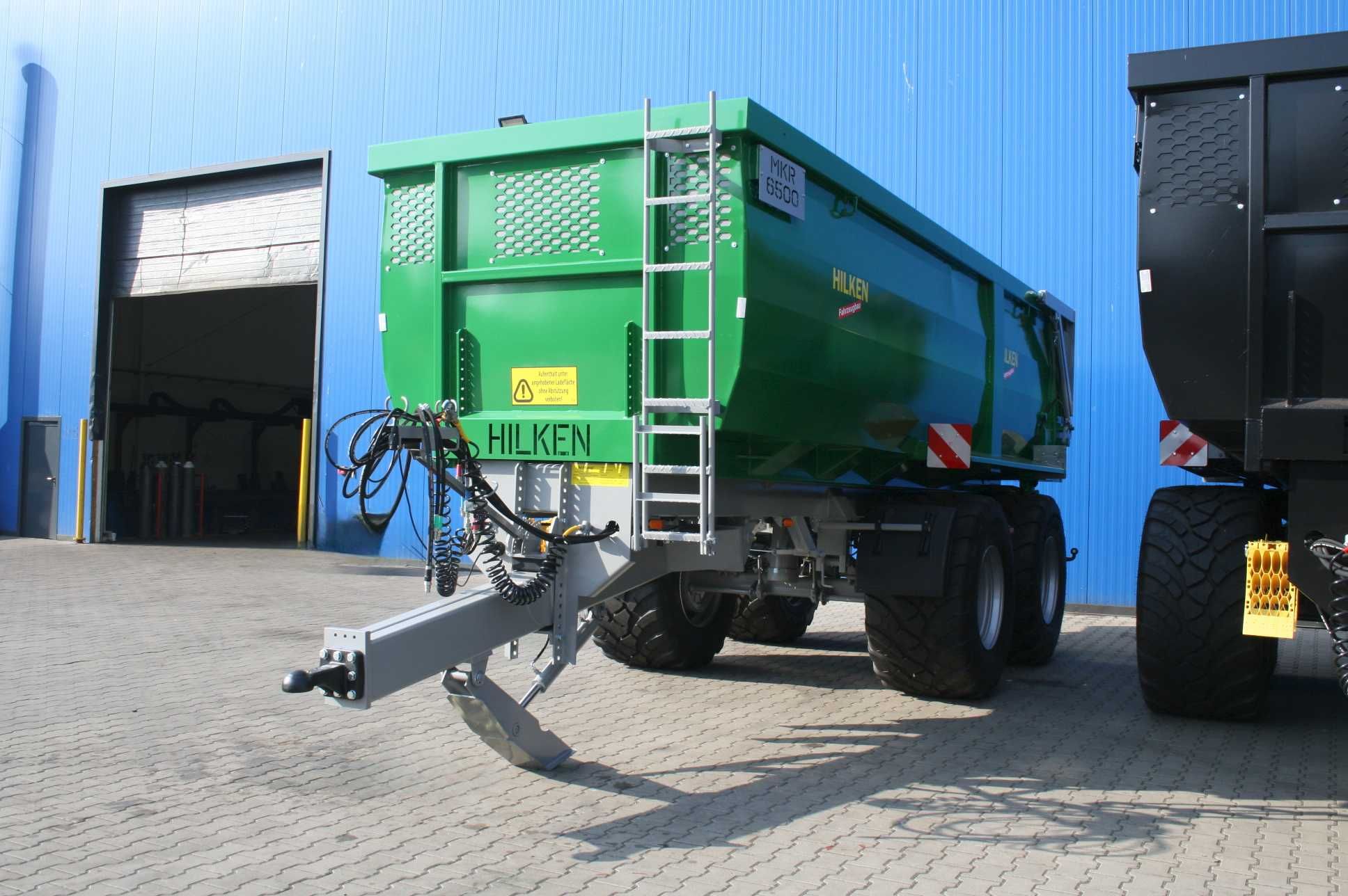 Przyczepa skorupowa MKR6500 od HILKEN Fahrzeugbau,koła 560/60R22,5