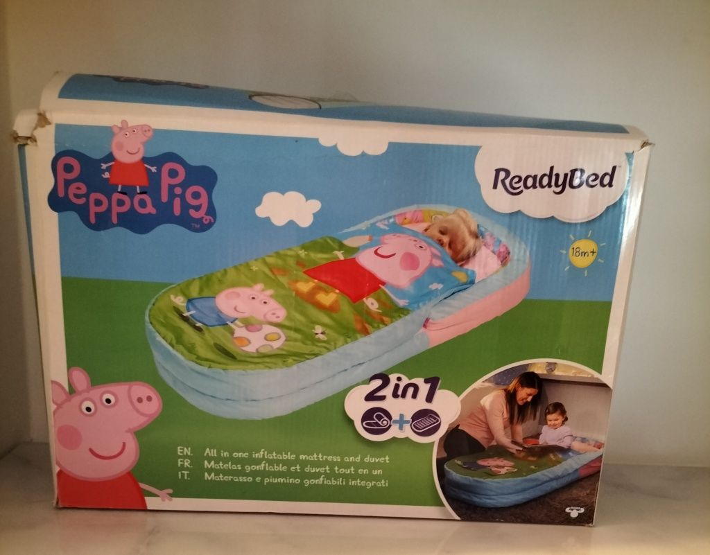 Materac, śpiworek Świnka Peppa