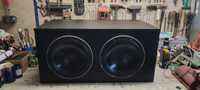 Skrzynia basowa DLS MW12 , 800w rms 2x4ohm hi end oldschool tuba