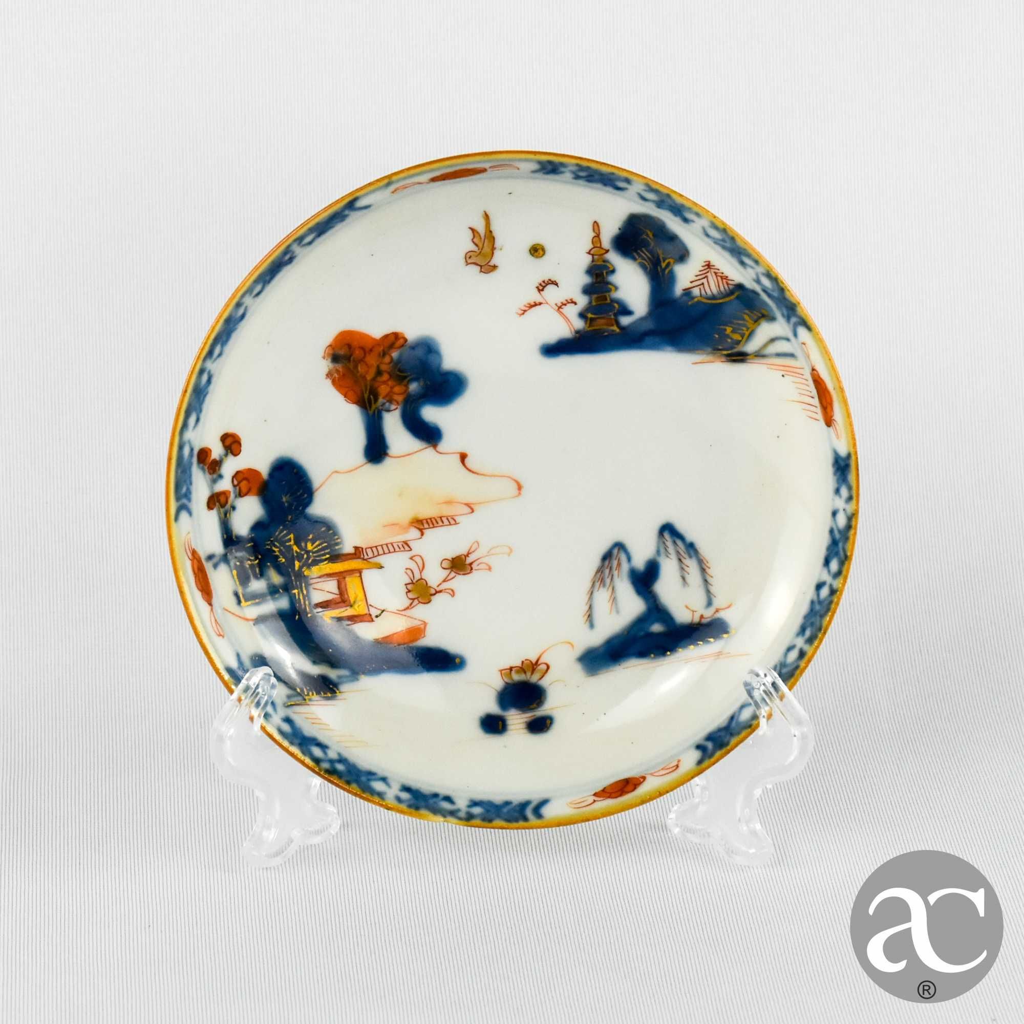 Covilhete / Prato Porcelana da China, Imari, Kangxi, séc. XVII / XVIII