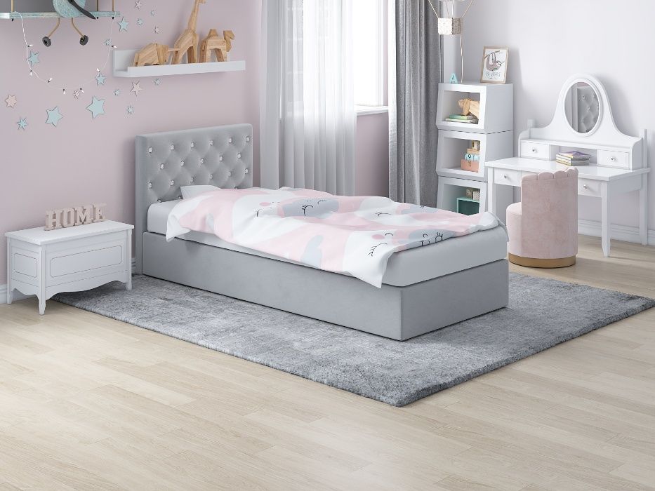 Łóżka dla dzieci/tapczan 80,90x200 z materacem i pojemnikiem na wymiar