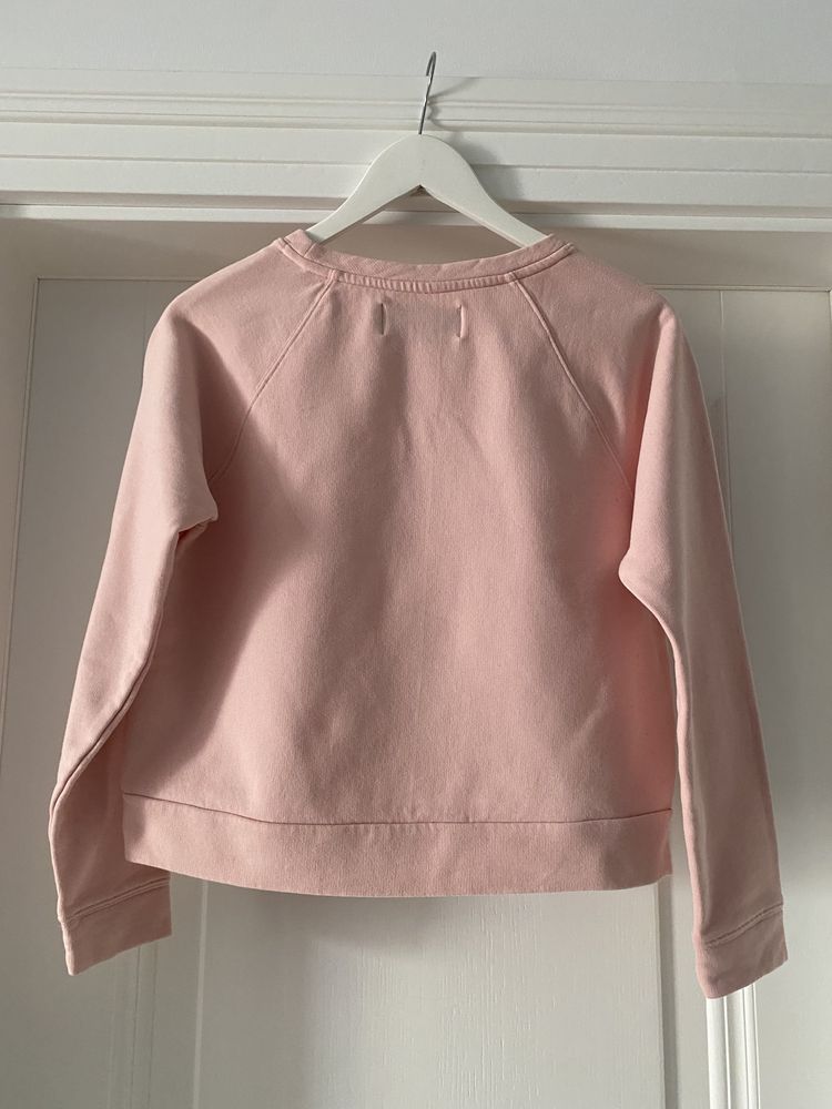 Bluza bawełniana Calvin Klein limitowana różowa XS S