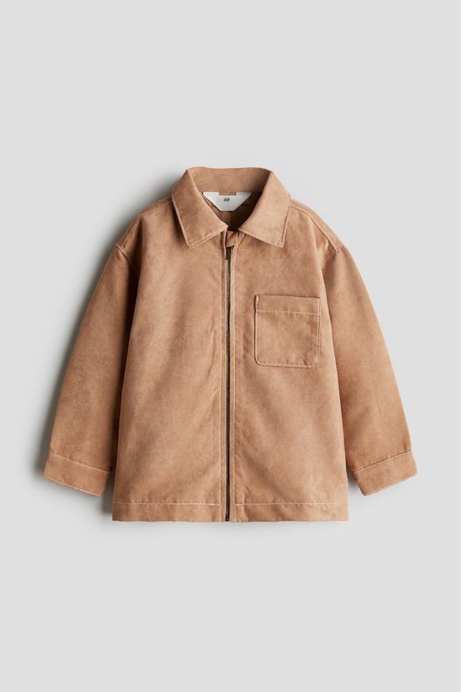 H&m loose fit куртка 7-8 років 128 сорочка під замш на хлопчика
