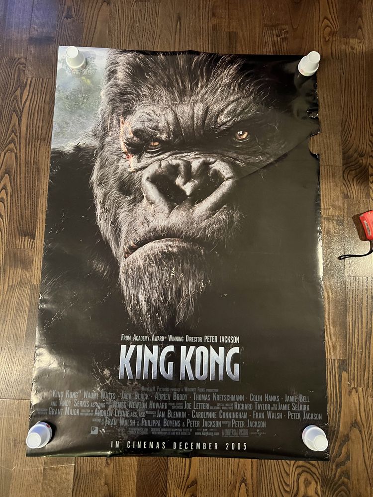 Oryginalny plakat filmowy „King Kong”.