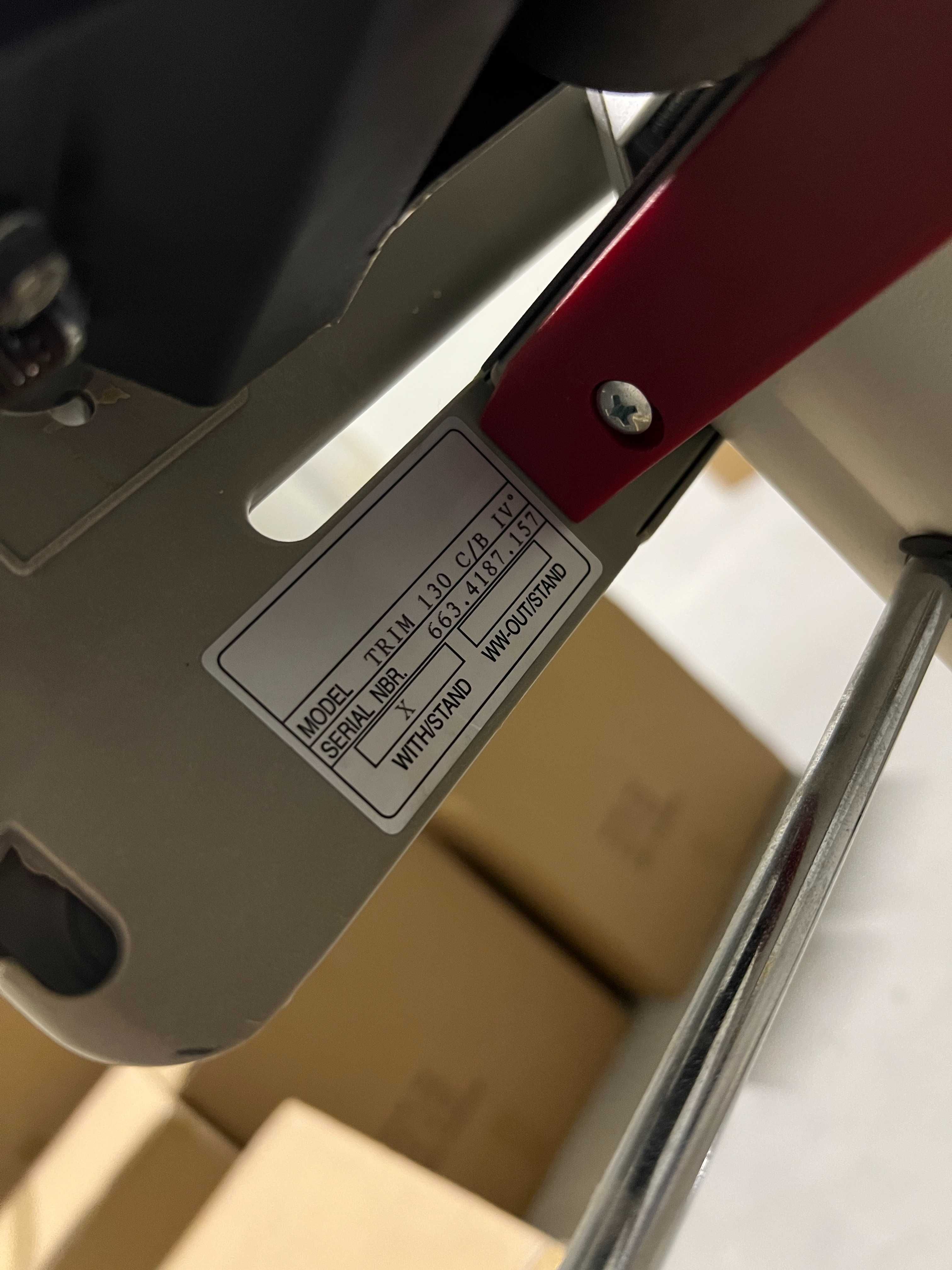 Trymer Gilotyna TRIM 130 C/B ostrze krążkowe