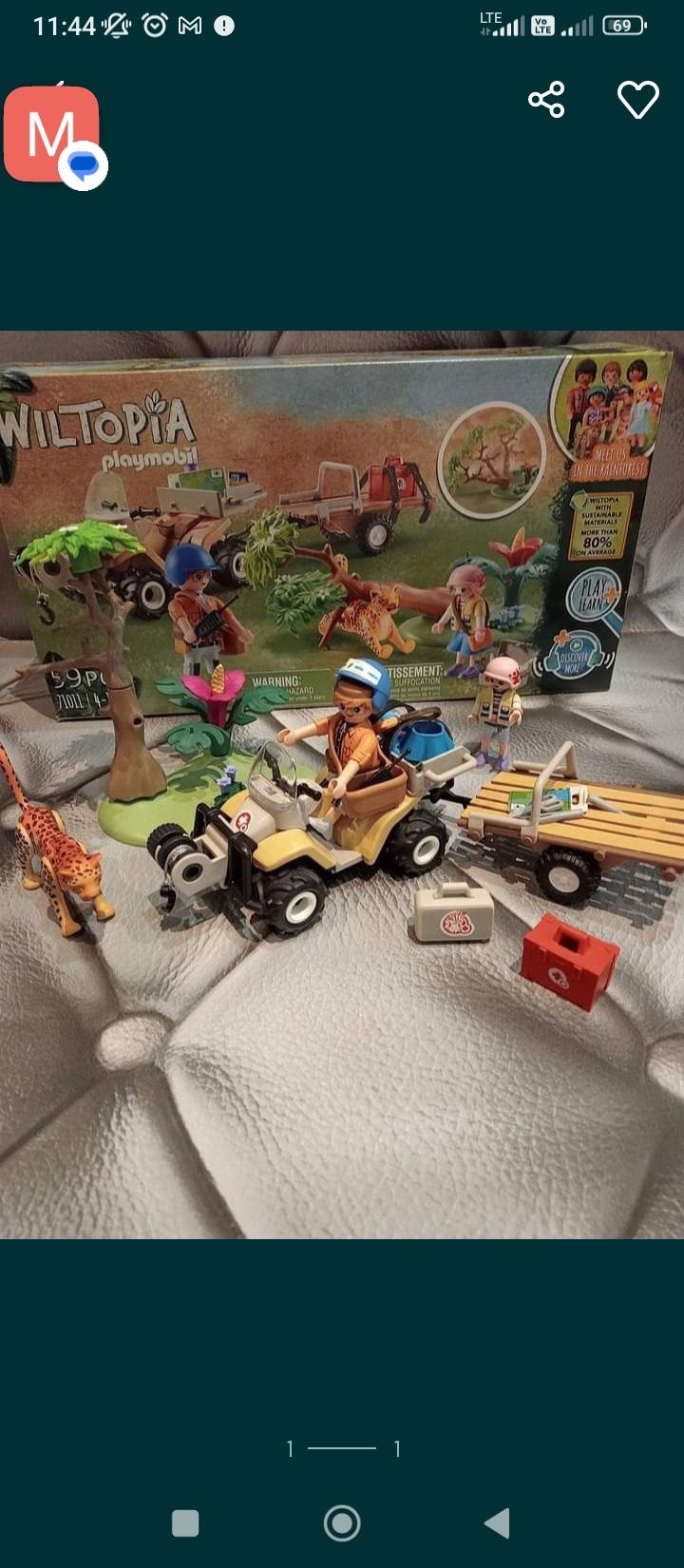 Klocki Playmobil wiltopia jeep