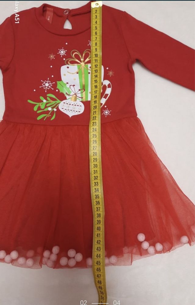 Сукня новорічна,святкова ,розмір 80