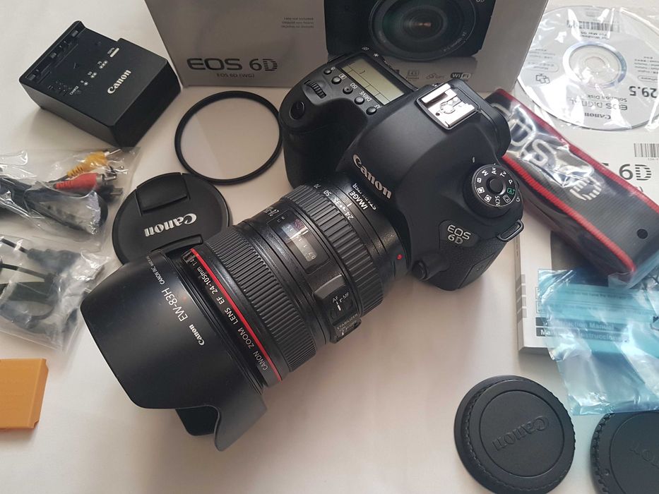 Canon EOS 6D + obiektyw ilość zdjęć 57 tys.