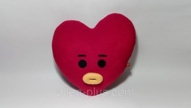 Мягкая игрушка-подушка ручной работы Сердце TATA (персонаж ВТ21)