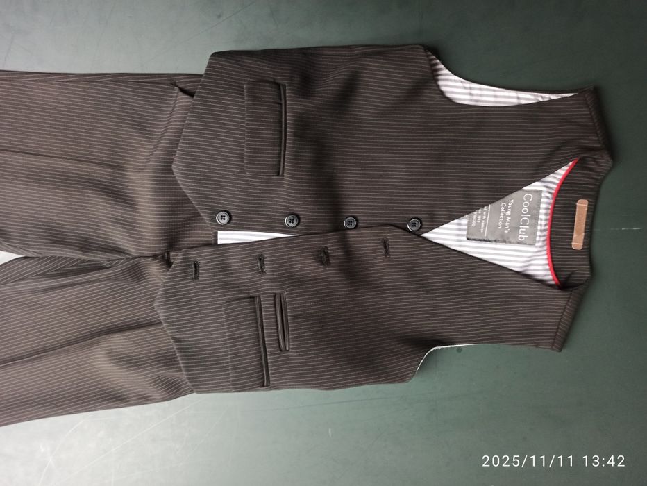 Spodnie i kamizelka 134 eleganckie Cool Club