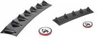 DYFUZOR Dokładka Spojler x5 Shark Wing Fin x7 UNIWERSALNY Sklep Tuning
