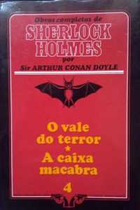 Livro - Sherlock Holmes - O Vale do Terror e A caixa Macabra