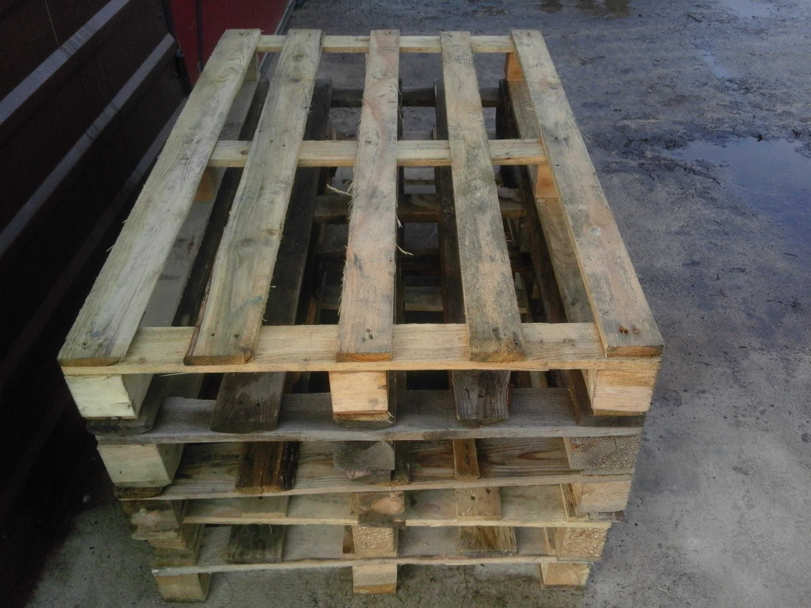palety EURO 120x80 jasne, 1200x800 zwykłe jednorazówki, połówki 60x80