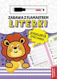 Zabawa z flamastrem. Literki - praca zbiorowa