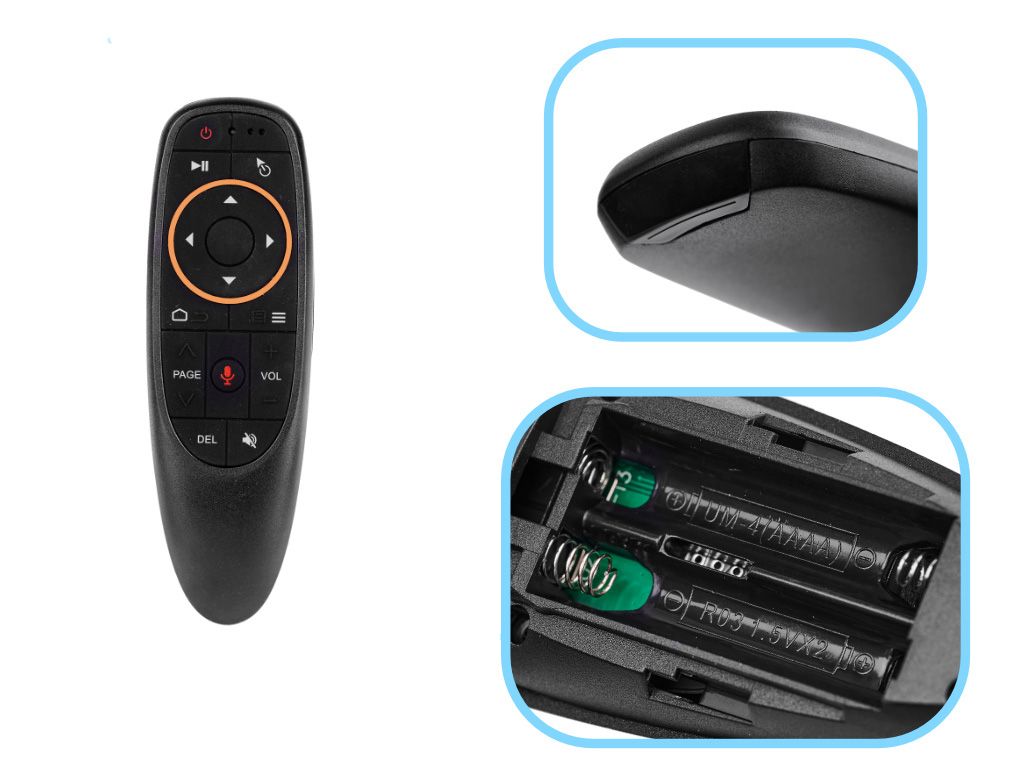 Pilot Do Laptopa Telewizora G10 Smart TV Box z Mikrofonem X9 USB