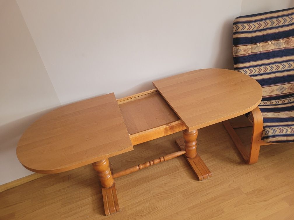 Duży stół regulowany,rozciągany plus fotel