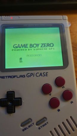 Retroflag GPi Case + RPi Zero W. Game Boy Zero.