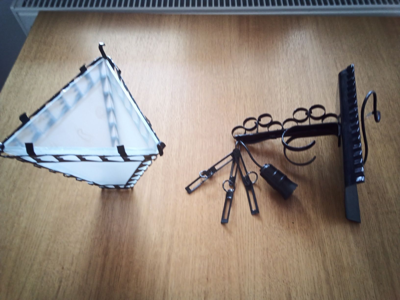 Żyrandol / Lampa wisząca + kinkiet Komplet