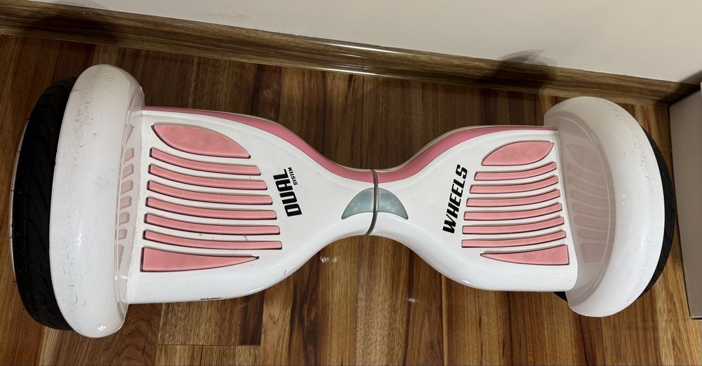 Elektryczna deskorolka SKYMASTER Wheels 11 Dual System Biało-różowy