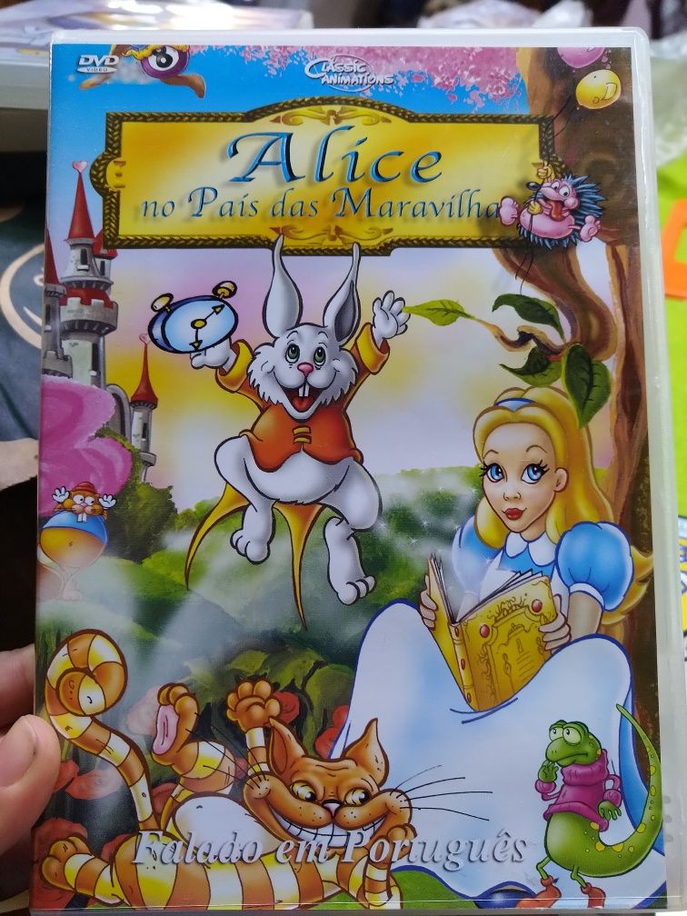 DVD de filmes e desenhos animados