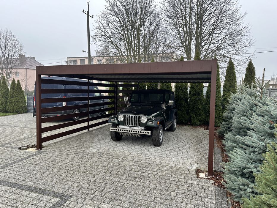Wiata parkingowa zadaszenie na samochody
