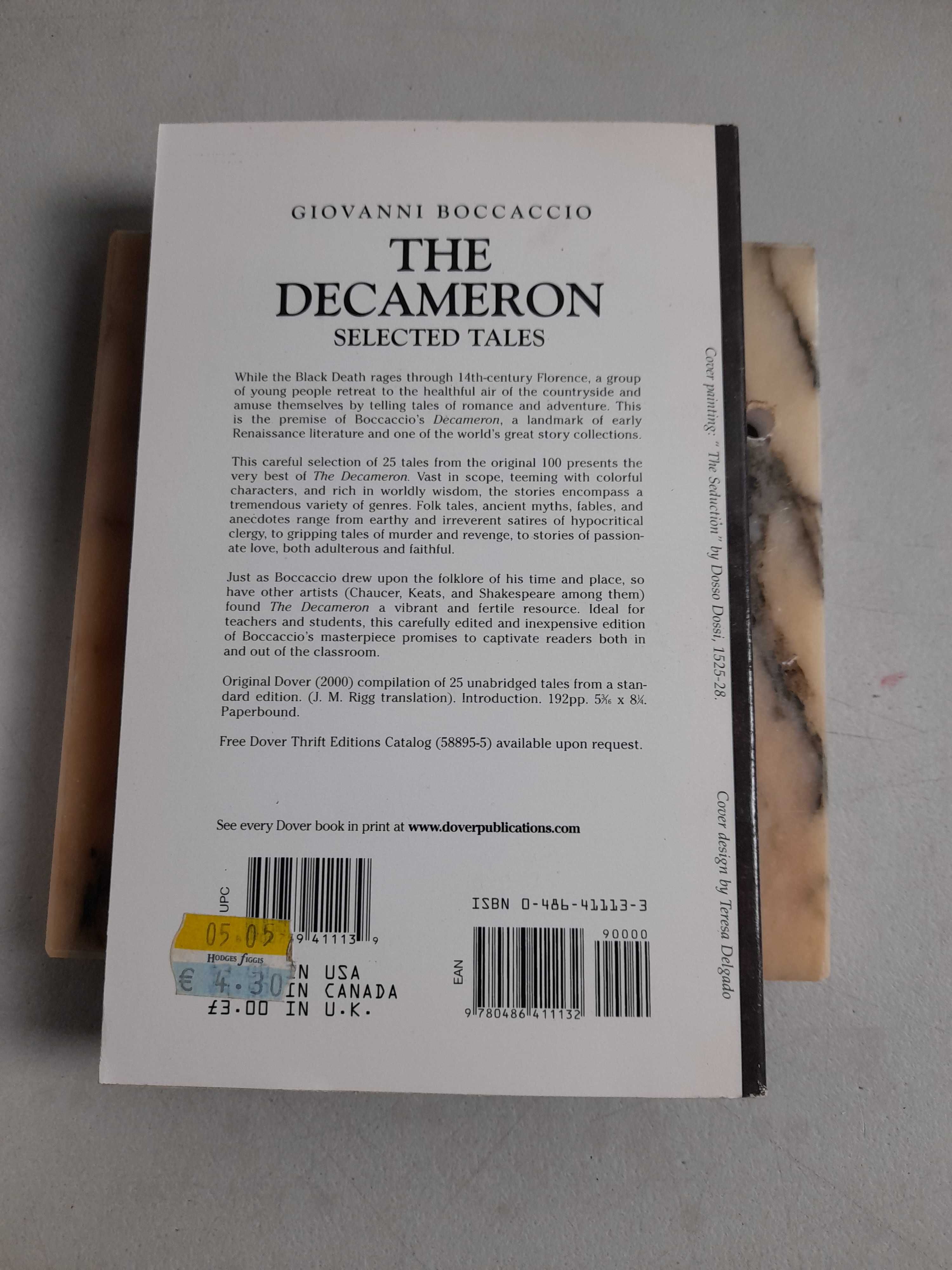 Livro PAR1  - Giovanni Boccaccio - the decameron