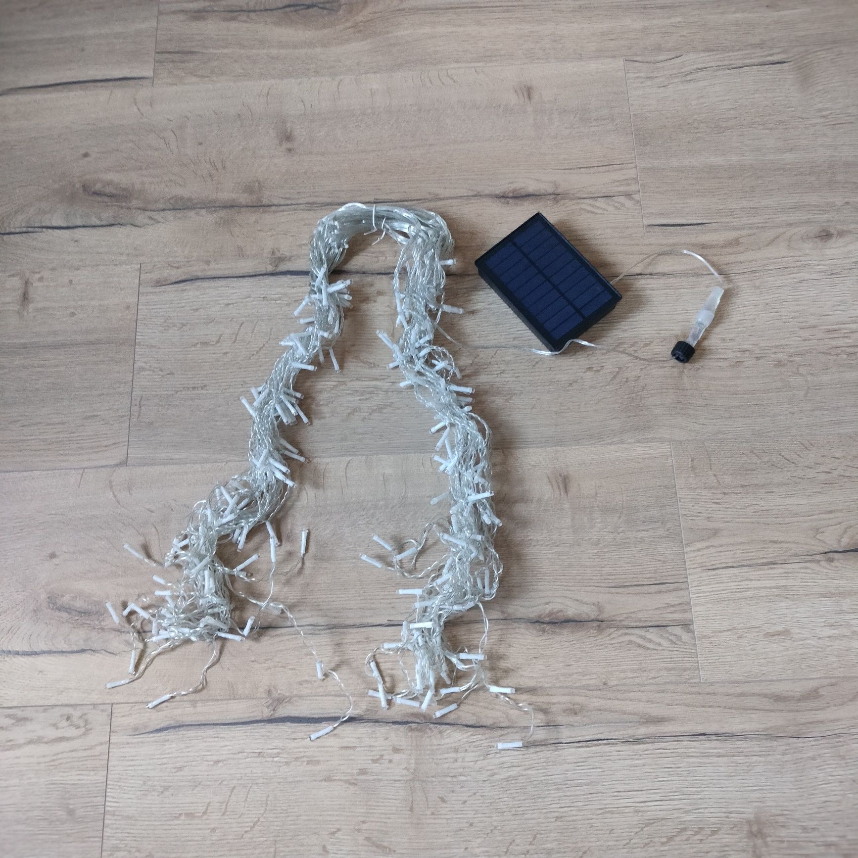 Lampki solarne na balkon, ogród 5m