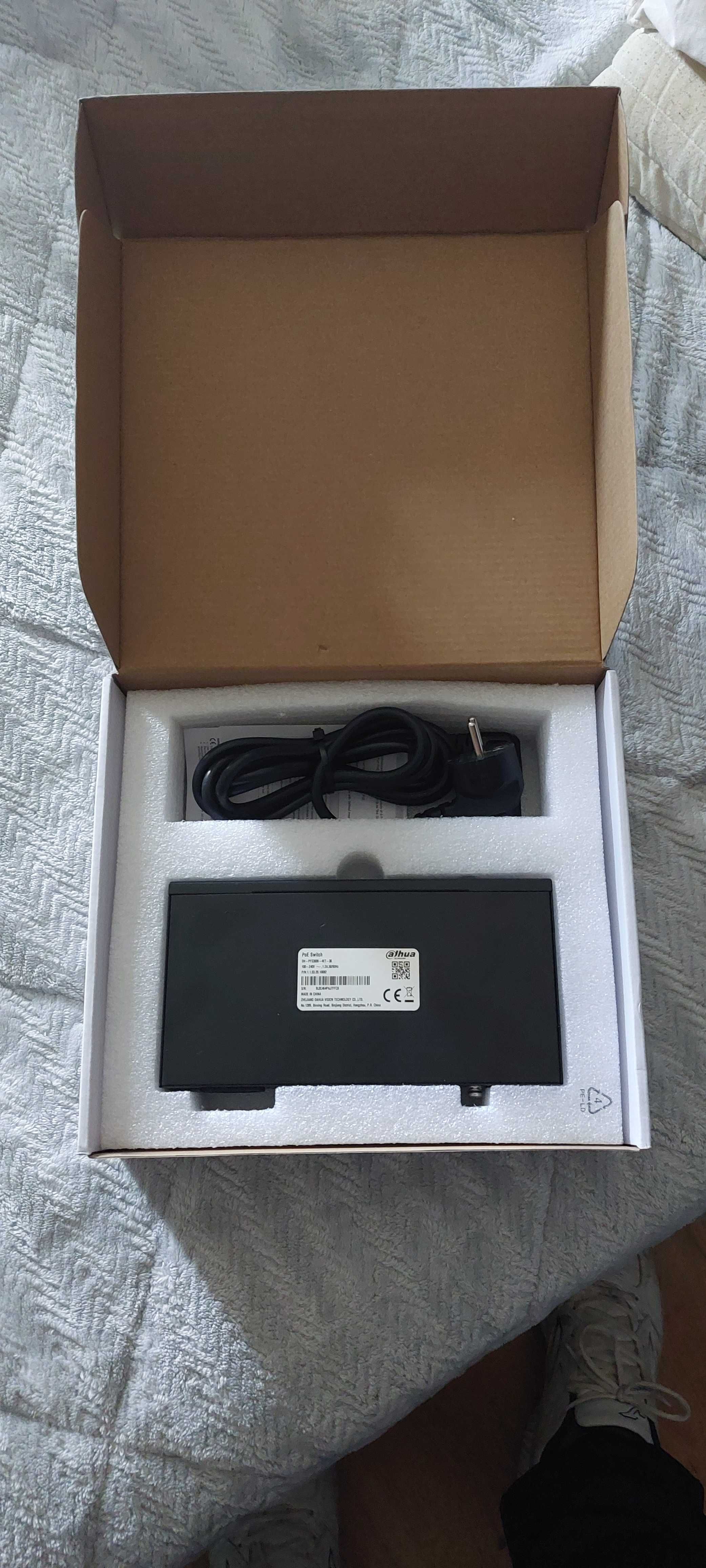 SWITCH POE DAHUA NOVO EM CAIXA (nunca usado)