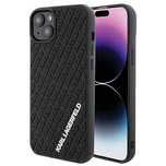 Etui Karl Lagerfeld 3D Rubber Multi Logo na iPhone 15 Plus - czarne
