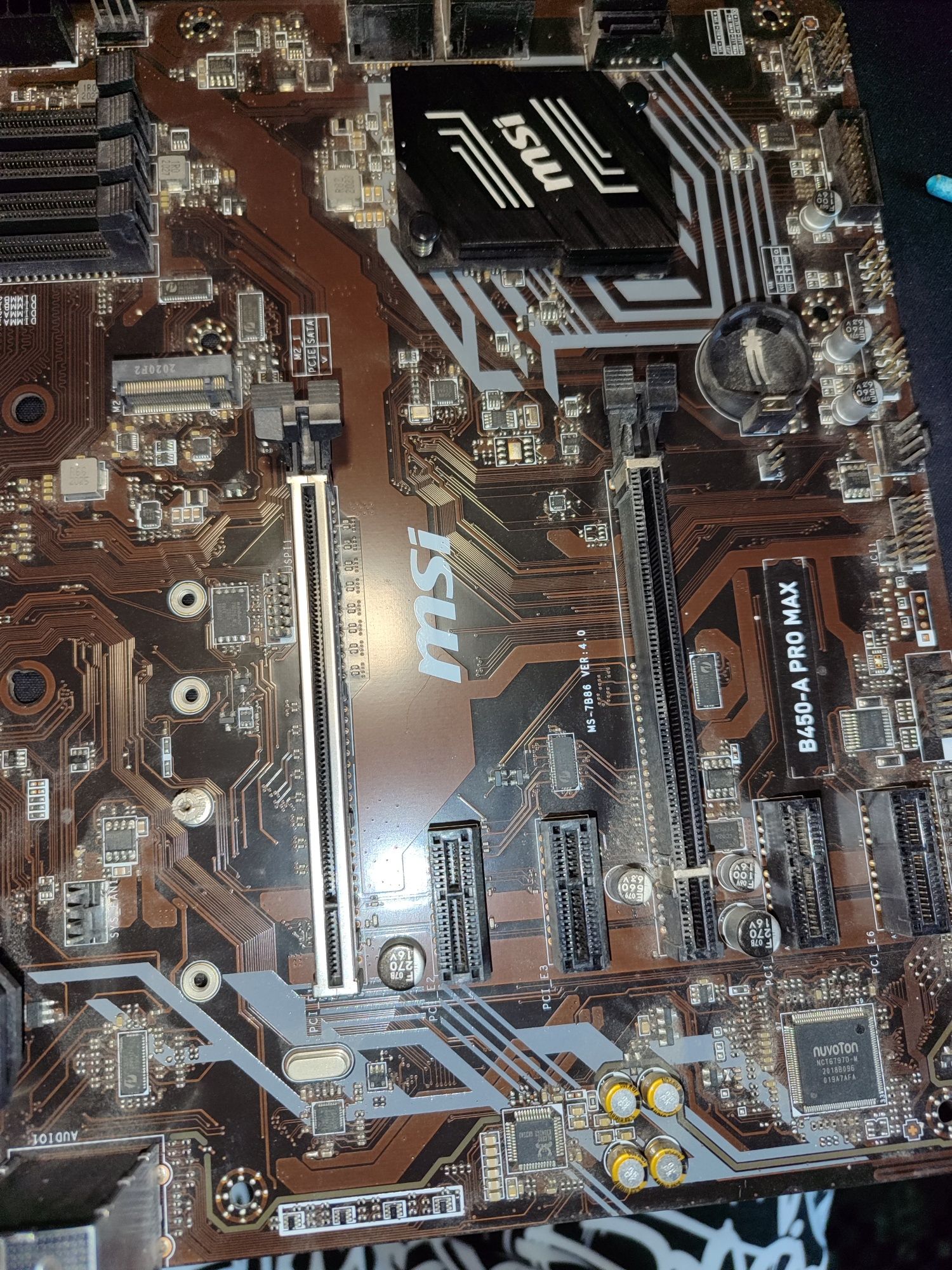 MSI B450-A PRO MAX - płyta AM4 + osłona - nieprzetestowana