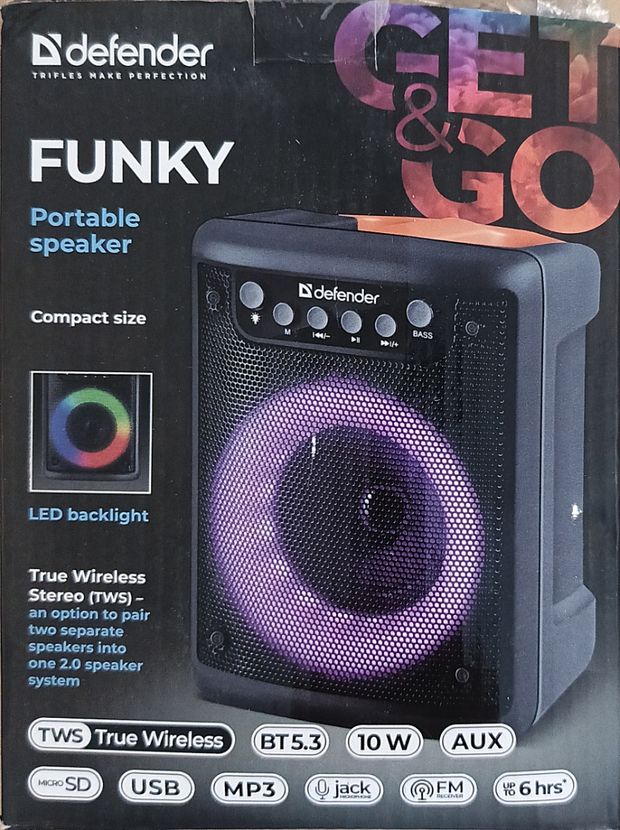Głośnik Bezprzewodowy Defender Funky 10W