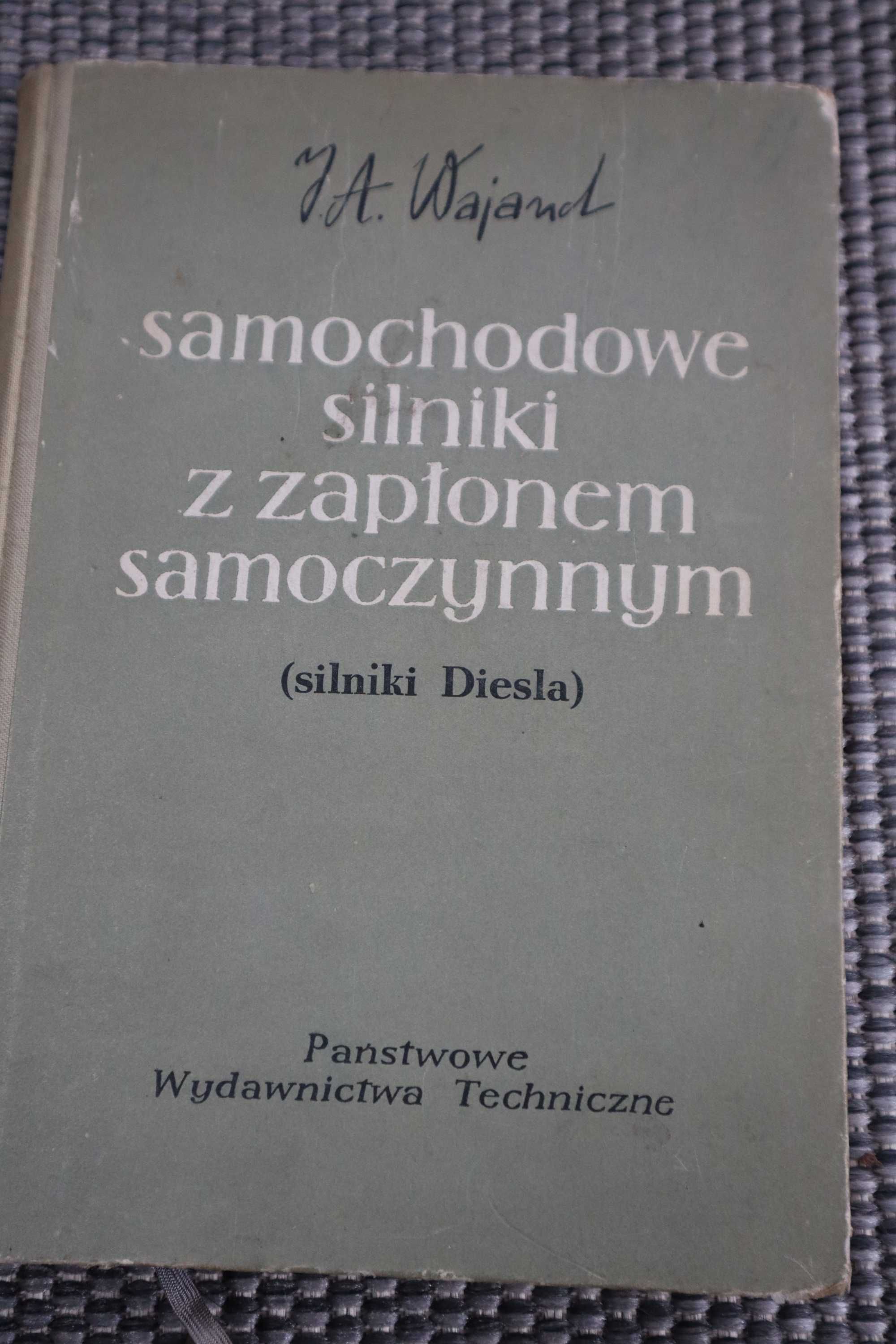 Aleksander Wajant samochodowe silniki z zapłonem samoczynnym 1958 r