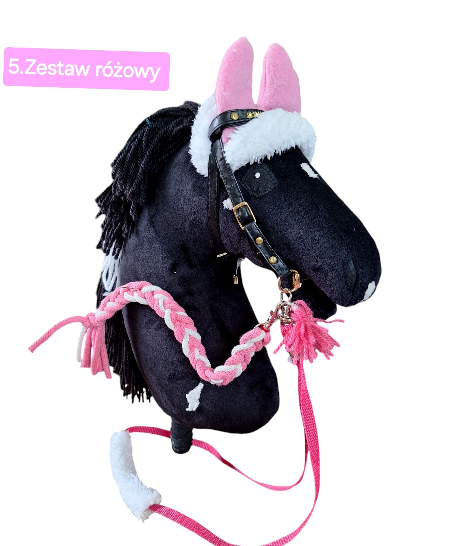 Nauszniki z futerkiem dla Hobby horse ,uwiąz,wodze-kolory-format a3-a4