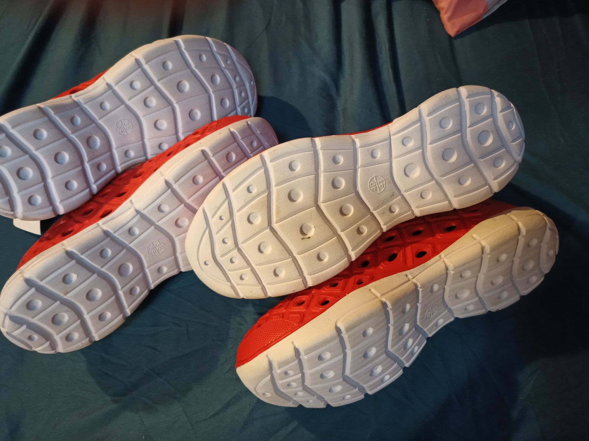 VIVESS damskie buty plażowe czerwone