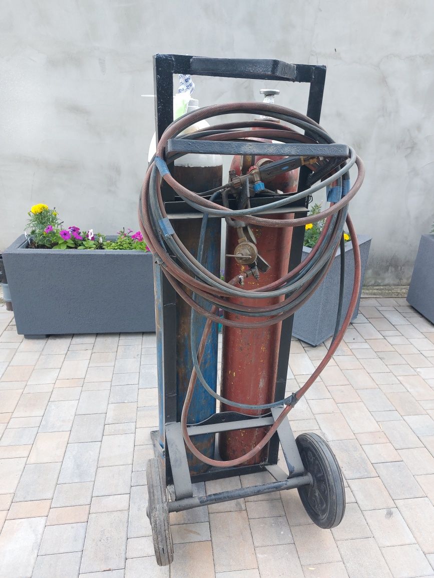 Butla Butle tlenowa tlen acetylen 40l gazy pełnetetechniczne palnik