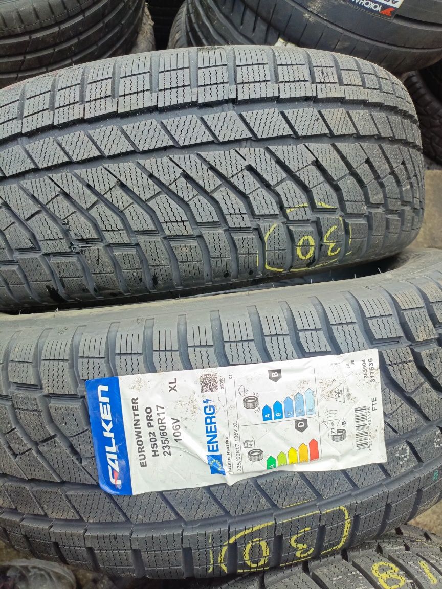 Nowe opony zimowe 235/60/17 Falken 2 sztuki 2024r
