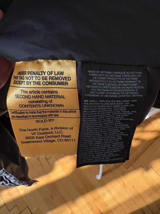 The North Face 600 довгий пуховик