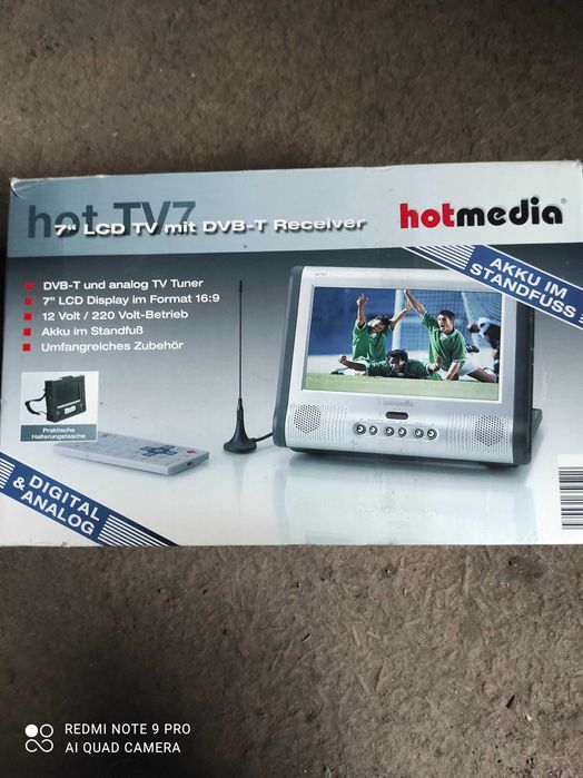 Мини телевизор автомобильный  LCD  7 дюймов