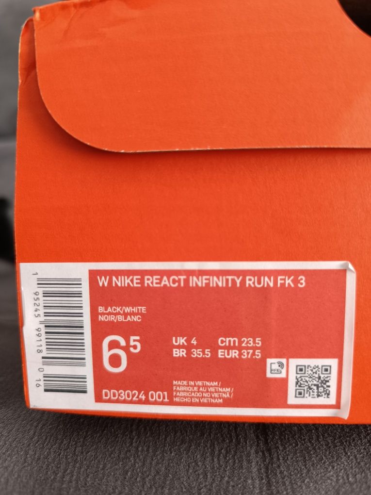 Nike react Infinity run FK3